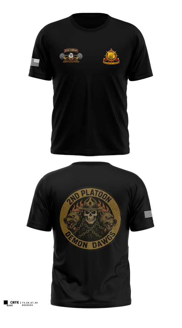 Old School Cotton Feel Shirt, Echo Company, , Teamtime, Team time, sublimation, custom sports apparel, team uniforms, spirit wear, spiritwear, sports uniforms, custom shirts, team store, custom team store, fundraiser sports, apparel fundraiser
