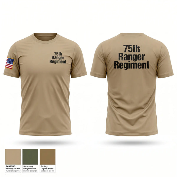 Short Sleeve Performance Shirt, 75th Ranger Regiment, Army, Teamtime, Team time, sublimation, custom sports apparel, team uniforms, spirit wear, spiritwear, sports uniforms, custom shirts, team store, custom team store, fundraiser sports, apparel fundraiser