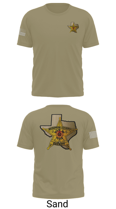 Hudspeth county sheriff office 47128359 Short Sleeve Performance Shirt - 91