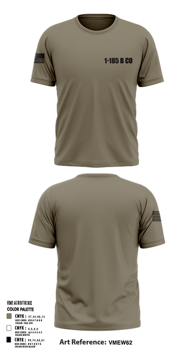 1-185 B CO 49099894 Short Sleeve Performance Shirt - 1