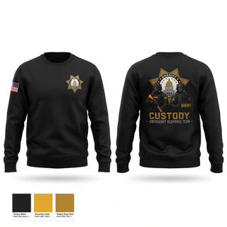 Crew Neck Sweatshirt, Sacramento Sheriff’s Office CERT team, Police, Teamtime, Team time, sublimation, custom sports apparel, team uniforms, spirit wear, spiritwear, sports uniforms, custom shirts, team store, custom team store, fundraiser sports, apparel fundraiser