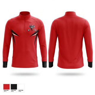 Quarter Zip Jacket, Outlawz FC, E-Sports, Teamtime, Team time, sublimation, custom sports apparel, team uniforms, spirit wear, spiritwear, sports uniforms, custom shirts, team store, custom team store, fundraiser sports, apparel fundraiser