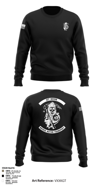 1st Recon 45718444 Crew Neck Sweatshirt - 3