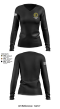 Illinois Counterdrug Task Force 54341154 Women's Long Sleeve V-neck Shirt - 16