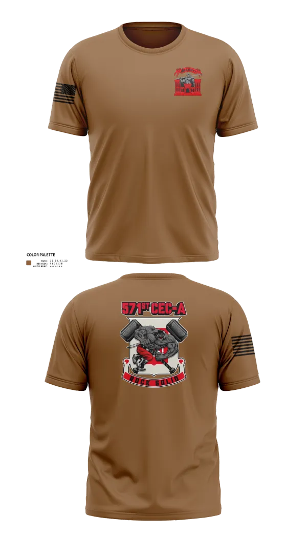 Old School Cotton Feel Shirt, 571st CEC-A, , Teamtime, Team time, sublimation, custom sports apparel, team uniforms, spirit wear, spiritwear, sports uniforms, custom shirts, team store, custom team store, fundraiser sports, apparel fundraiser
