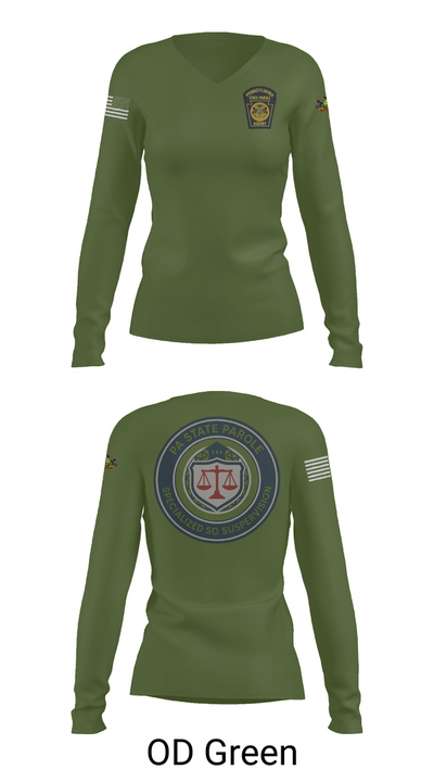 Specialized Sex Offender Supervision 79544168 Women's Long Sleeve V-neck Shirt - 54