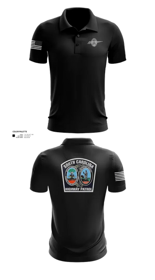 Short Sleeve Performance Polo, South Carolina highway patrol, Police, Teamtime, Team time, sublimation, custom sports apparel, team uniforms, spirit wear, spiritwear, sports uniforms, custom shirts, team store, custom team store, fundraiser sports, apparel fundraiser