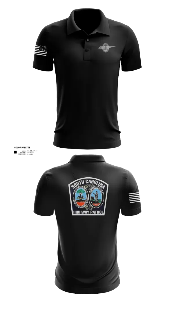 Short Sleeve Performance Polo, South Carolina highway patrol, Police, Teamtime, Team time, sublimation, custom sports apparel, team uniforms, spirit wear, spiritwear, sports uniforms, custom shirts, team store, custom team store, fundraiser sports, apparel fundraiser