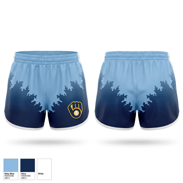 Womens Shorts, Arizona Brewers, Baseball, Teamtime, Team time, sublimation, custom sports apparel, team uniforms, spirit wear, spiritwear, sports uniforms, custom shirts, team store, custom team store, fundraiser sports, apparel fundraiser