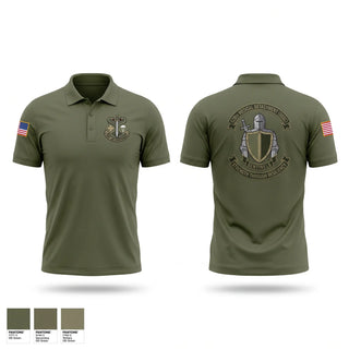 Short Sleeve Performance Polo, 528th MED DET COSC, Army, Teamtime, Team time, sublimation, custom sports apparel, team uniforms, spirit wear, spiritwear, sports uniforms, custom shirts, team store, custom team store, fundraiser sports, apparel fundraiser