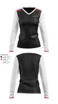 Attack Fastpitch 29170477 Women's Long Sleeve V-neck Shirt - 1