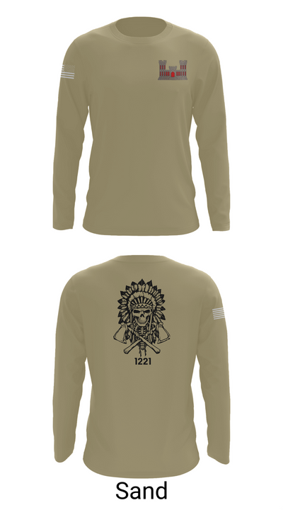 1221st Route Clearance Co. 10953211 Long Sleeve Performance Shirt 82