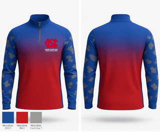 Quarter Zip Jacket, Neshoba Central High School Track & Field, Track & Field, Teamtime, Team time, sublimation, custom sports apparel, team uniforms, spirit wear, spiritwear, sports uniforms, custom shirts, team store, custom team store, fundraiser sports, apparel fundraiser