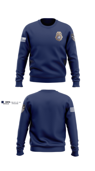 Crew Neck Sweatshirt, Town Of Rogersville Police Dept, Police, Teamtime, Team time, sublimation, custom sports apparel, team uniforms, spirit wear, spiritwear, sports uniforms, custom shirts, team store, custom team store, fundraiser sports, apparel fundraiser