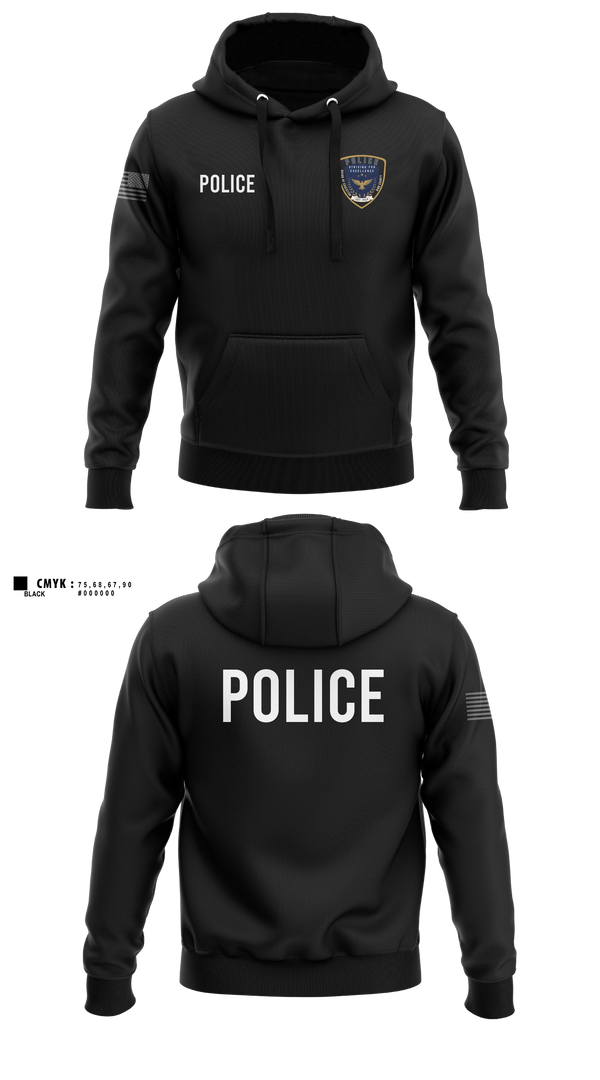 Hoodie, Bibb County BOE Police Department, Police, Teamtime, Team time, sublimation, custom sports apparel, team uniforms, spirit wear, spiritwear, sports uniforms, custom shirts, team store, custom team store, fundraiser sports, apparel fundraiser