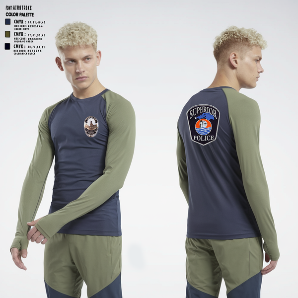 Long Sleeve Performance Shirt, Superior Police Department, , Teamtime, Team time, sublimation, custom sports apparel, team uniforms, spirit wear, spiritwear, sports uniforms, custom shirts, team store, custom team store, fundraiser sports, apparel fundraiser
