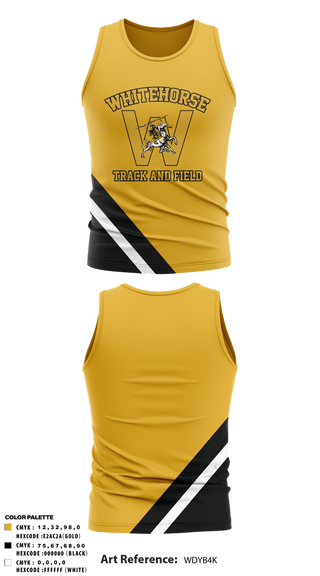 Tank Top, Whitehorse High School Track & Field, Track & Field, Teamtime, Team time, sublimation, custom sports apparel, team uniforms, spirit wear, spiritwear, sports uniforms, custom shirts, team store, custom team store, fundraiser sports, apparel fundraiser