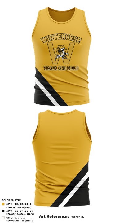 Whitehorse High School Track & Field 49487844 Tank Top - 11