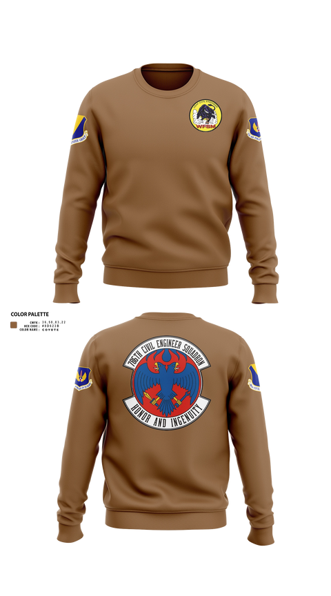 Crew Neck Sweatshirt, 786th CES, Air Force, Teamtime, Team time, sublimation, custom sports apparel, team uniforms, spirit wear, spiritwear, sports uniforms, custom shirts, team store, custom team store, fundraiser sports, apparel fundraiser