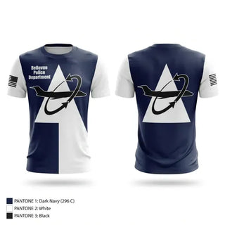 Short Sleeve Performance Shirt, Bellevue Police Department, Police, Teamtime, Team time, sublimation, custom sports apparel, team uniforms, spirit wear, spiritwear, sports uniforms, custom shirts, team store, custom team store, fundraiser sports, apparel fundraiser