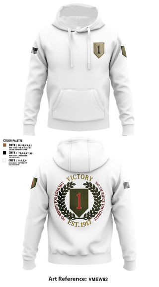 Hoodie, 1st infantry division, , Teamtime, Team time, sublimation, custom sports apparel, team uniforms, spirit wear, spiritwear, sports uniforms, custom shirts, team store, custom team store, fundraiser sports, apparel fundraiser