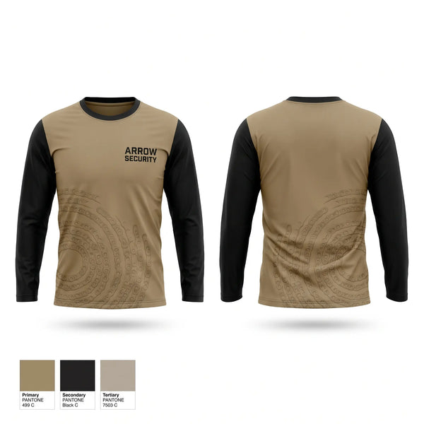 Long Sleeve Performance Shirt, ARROW SECURITY, , Teamtime, Team time, sublimation, custom sports apparel, team uniforms, spirit wear, spiritwear, sports uniforms, custom shirts, team store, custom team store, fundraiser sports, apparel fundraiser