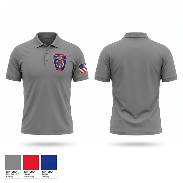 Short Sleeve Performance Polo, East Franklin Fire Department, Fire Department, Teamtime, Team time, sublimation, custom sports apparel, team uniforms, spirit wear, spiritwear, sports uniforms, custom shirts, team store, custom team store, fundraiser sports, apparel fundraiser