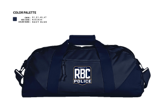 Duffle Bag, Rainbow City Police Department, Police, Teamtime, Team time, sublimation, custom sports apparel, team uniforms, spirit wear, spiritwear, sports uniforms, custom shirts, team store, custom team store, fundraiser sports, apparel fundraiser