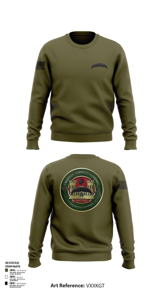 Crew Neck Sweatshirt, Engineers Services Company, Marines, Teamtime, Team time, sublimation, custom sports apparel, team uniforms, spirit wear, spiritwear, sports uniforms, custom shirts, team store, custom team store, fundraiser sports, apparel fundraiser
