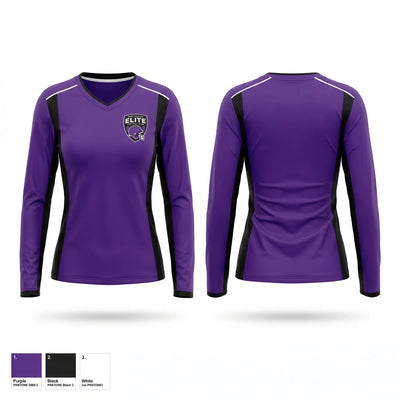 Ohio Valley Elite Football Club 47070865 Women's Long Sleeve V-neck Shirt - 1