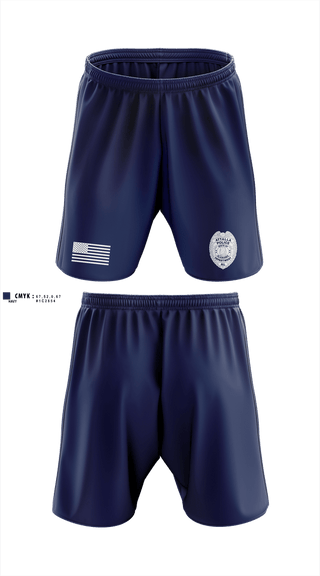 Athletic Shorts With Pockets, Attalla Police Department, Police, Teamtime, Team time, sublimation, custom sports apparel, team uniforms, spirit wear, spiritwear, sports uniforms, custom shirts, team store, custom team store, fundraiser sports, apparel fundraiser