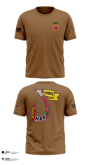 Old School Cotton Feel Shirt, H2F, 2nd Mobile Brigade, 25th Infantry Division, Army, Teamtime, Team time, sublimation, custom sports apparel, team uniforms, spirit wear, spiritwear, sports uniforms, custom shirts, team store, custom team store, fundraiser sports, apparel fundraiser