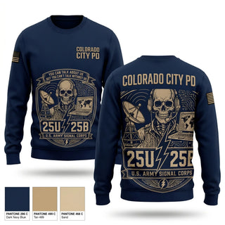 Crew Neck Sweatshirt, Colorado City PD, Police, Teamtime, Team time, sublimation, custom sports apparel, team uniforms, spirit wear, spiritwear, sports uniforms, custom shirts, team store, custom team store, fundraiser sports, apparel fundraiser