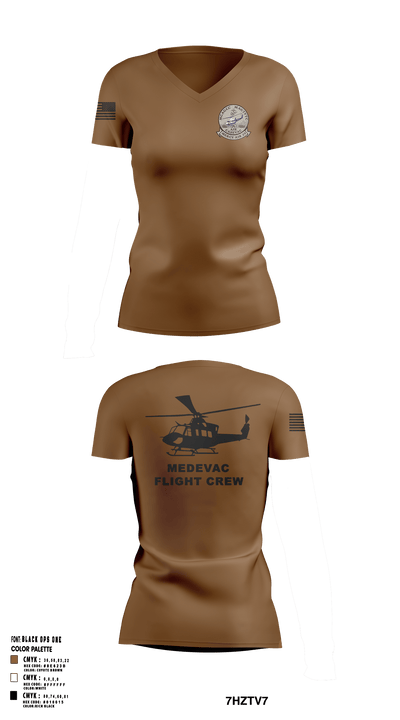 MCAGCC MAGTFTC 54813368 Women's Short Sleeve V-neck Shirt - 5