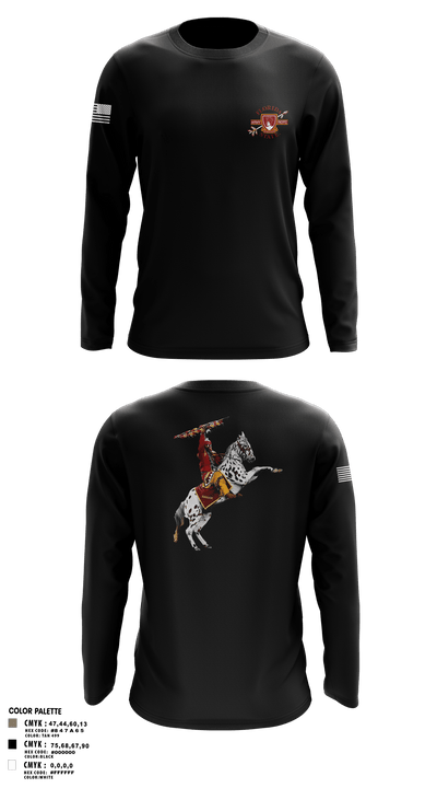 FSU ROTC 91512873 Long Sleeve Performance Polo - 3
