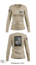285 8480956 Women's Long Sleeve V-neck Shirt - 33