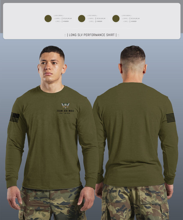 Long Sleeve Performance Shirt, Air-Mail, Baseball, Teamtime, Team time, sublimation, custom sports apparel, team uniforms, spirit wear, spiritwear, sports uniforms, custom shirts, team store, custom team store, fundraiser sports, apparel fundraiser