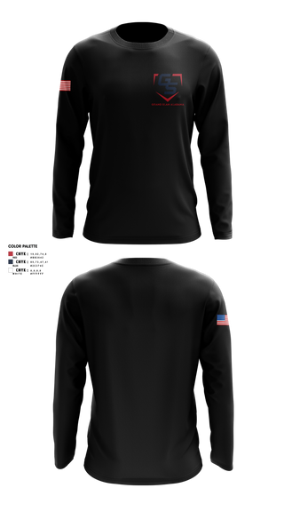Long Sleeve Performance Shirt, Grand Slam Alabama, Baseball, Teamtime, Team time, sublimation, custom sports apparel, team uniforms, spirit wear, spiritwear, sports uniforms, custom shirts, team store, custom team store, fundraiser sports, apparel fundraiser