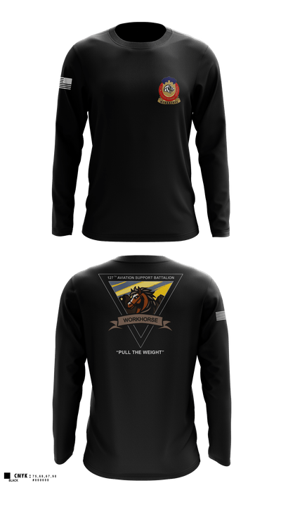 127th ASB WORKHORSE 79378829 Long Sleeve Performance Shirt 3