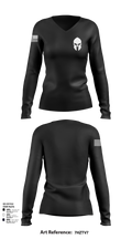 uN ğiNÿå 21846884 Women's Long Sleeve V-neck Shirt - 115