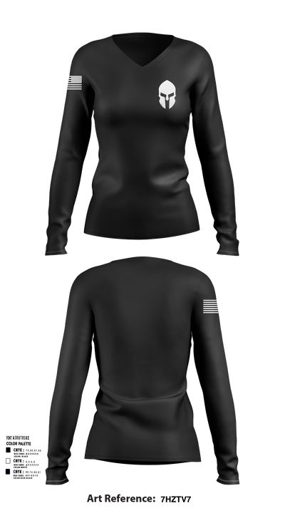 uN ğiNÿå 21846884 Women's Long Sleeve V-neck Shirt - 115