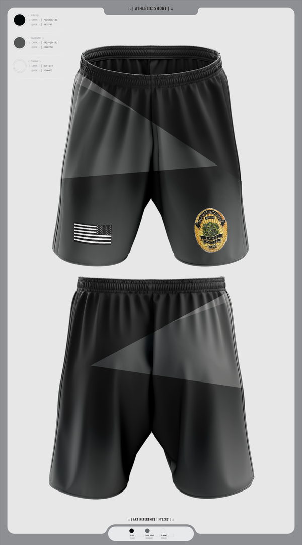 Athletic Shorts With Pockets, Miami Gardens Police, , Teamtime, Team time, sublimation, custom sports apparel, team uniforms, spirit wear, spiritwear, sports uniforms, custom shirts, team store, custom team store, fundraiser sports, apparel fundraiser