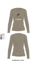 ML concrete Llc 36840033 Women's Long Sleeve V-neck Shirt - 28