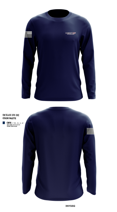 Quad Glass 56182886 Long Sleeve Performance Shirt 255