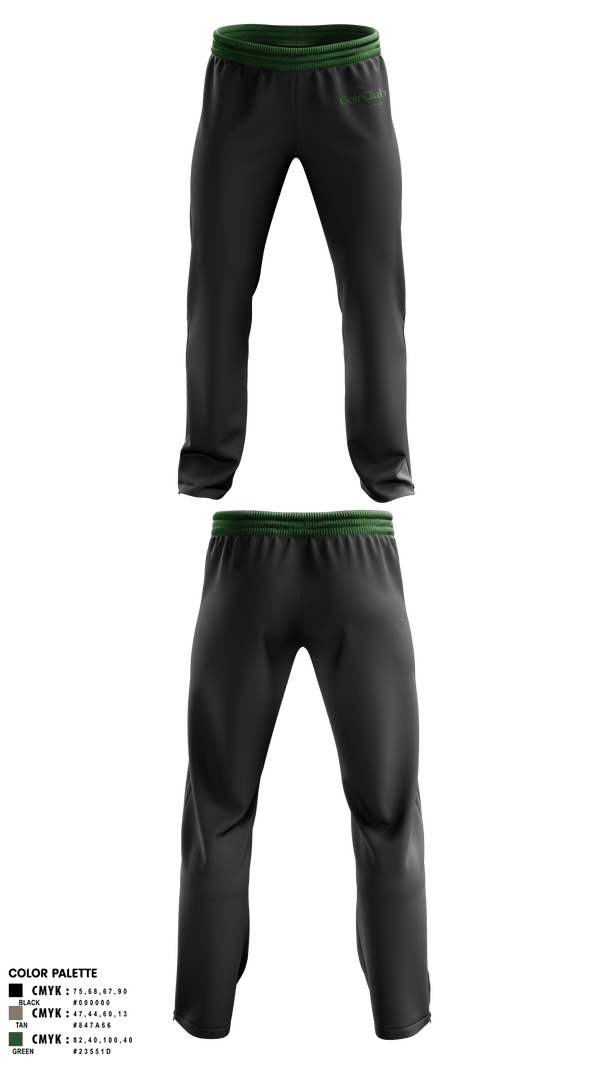 Sweatpants, Back 9 Society, Golf, Teamtime, Team time, sublimation, custom sports apparel, team uniforms, spirit wear, spiritwear, sports uniforms, custom shirts, team store, custom team store, fundraiser sports, apparel fundraiser