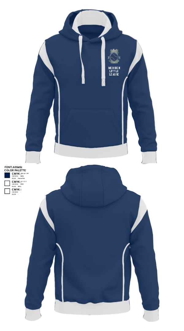 Hoodie, Meriden Little League, Baseball, Teamtime, Team time, sublimation, custom sports apparel, team uniforms, spirit wear, spiritwear, sports uniforms, custom shirts, team store, custom team store, fundraiser sports, apparel fundraiser