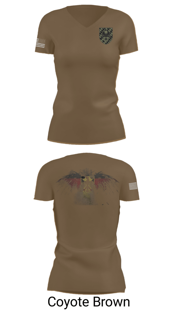 Women's Short Sleeve Vneck Shirt, 3./HSchRgt1, Army, Teamtime, Team time, sublimation, custom sports apparel, team uniforms, spirit wear, spiritwear, sports uniforms, custom shirts, team store, custom team store, fundraiser sports, apparel fundraiser