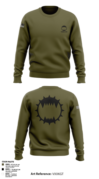 Crew Neck Sweatshirt, Terra 343, , Teamtime, Team time, sublimation, custom sports apparel, team uniforms, spirit wear, spiritwear, sports uniforms, custom shirts, team store, custom team store, fundraiser sports, apparel fundraiser