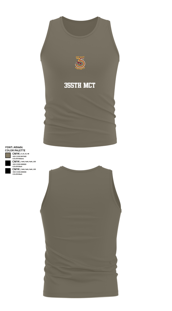 Tank Top, 355th MCT, , Teamtime, Team time, sublimation, custom sports apparel, team uniforms, spirit wear, spiritwear, sports uniforms, custom shirts, team store, custom team store, fundraiser sports, apparel fundraiser