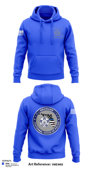 Hoodie, Broward Fraternal Order of Police, Police, Teamtime, Team time, sublimation, custom sports apparel, team uniforms, spirit wear, spiritwear, sports uniforms, custom shirts, team store, custom team store, fundraiser sports, apparel fundraiser